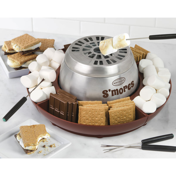 Nostalgia Electrics Nostalgia Indoor Electric Stainless Steel S'mores